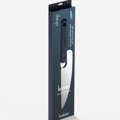 Bissolo Casa Posate Coltelli<COLTELLO CUCINA CHEF KNIFE BLACK EDITION IN ACCIAIO INOX MANICO NERO