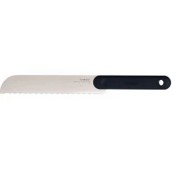 Bissolo Casa Posate Coltelli<COLTELLO PER PANE BREAD KNIFE BLACK EDITION IN ACCIAIO INOX MANICO NERO
