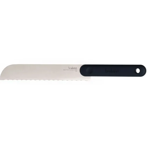 Bissolo Casa Posate Coltelli<COLTELLO PER PANE BREAD KNIFE BLACK EDITION IN ACCIAIO INOX MANICO NERO