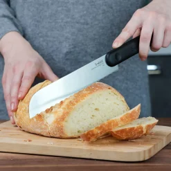 Bissolo Casa Posate Coltelli<COLTELLO PER PANE BREAD KNIFE BLACK EDITION IN ACCIAIO INOX MANICO NERO