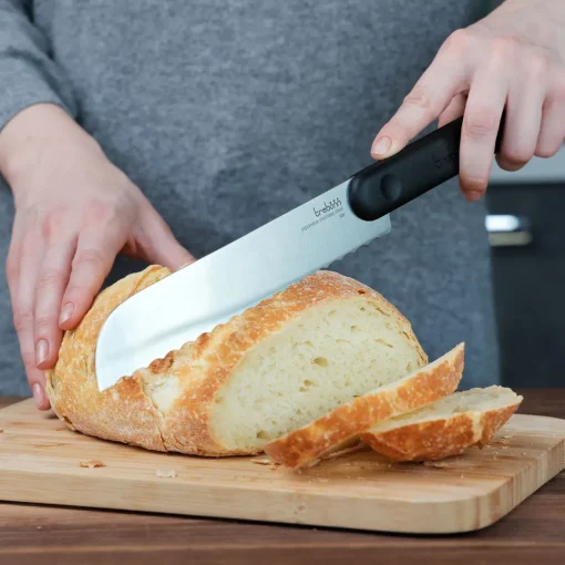 Bissolo Casa Posate Coltelli<COLTELLO PER PANE BREAD KNIFE BLACK EDITION IN ACCIAIO INOX MANICO NERO