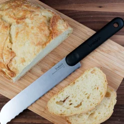 Bissolo Casa Posate Coltelli<COLTELLO PER PANE BREAD KNIFE BLACK EDITION IN ACCIAIO INOX MANICO NERO