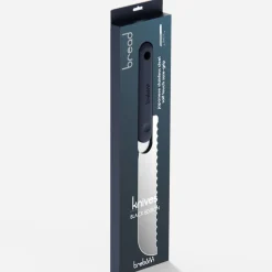 Bissolo Casa Posate Coltelli<COLTELLO PER PANE BREAD KNIFE BLACK EDITION IN ACCIAIO INOX MANICO NERO