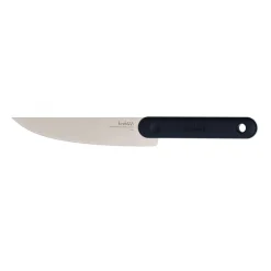 Bissolo Casa Posate Coltelli<COLTELLO SALAMI KNIFE BLACK EDITION IN ACCIAIO INOX MANICO NERO