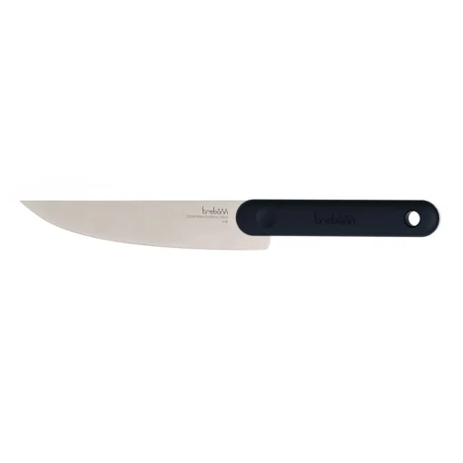 Bissolo Casa Posate Coltelli<COLTELLO SALAMI KNIFE BLACK EDITION IN ACCIAIO INOX MANICO NERO