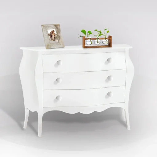 Bissolo Casa Mobili Classici In Arte Povera<COMO 3 CASSETTI BIANCO OPACO CM 100X42 H 84: vendita online COMO 3 CASSETTI BIANCO OPACO CM 100X42 H 84 in offerta