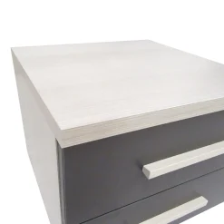 Bissolo Casa Cassettiere E Comodini<COMODINO CM 46X45 H. 37 LAMINATO NORDICO E GRAFITE