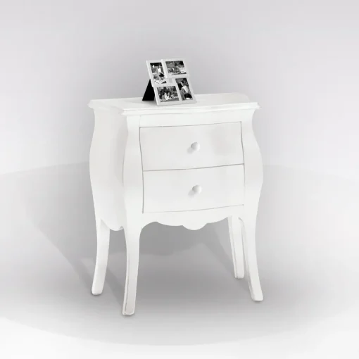 Bissolo Casa Mobili Classici In Arte Povera<COMODINO IN LEGNO BIANCO OPACO : vendita online COMODINO IN LEGNO BIANCO OPACO in offerta