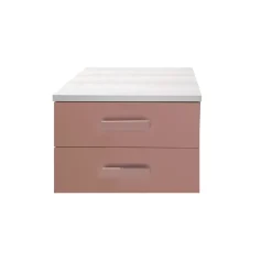 Bissolo Casa Cassettiere E Comodini<COMODINO TIP ROVERE NORDICO E ROSA