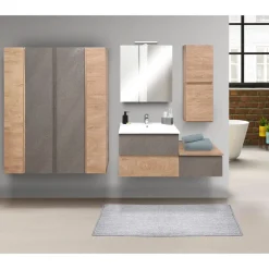 Bissolo Casa Bagni Moderni<COMPOSIZIONE BAGNO IN NOBILITATO KIKI E HIRO