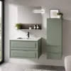 Bissolo Casa Bagni Moderni<COMPOSIZIONE BAGNO MOD. FRAME SALVIA OPACO