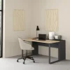 Bissolo Casa Scrivanie E Porta Pc|Scrivanie E Porta Pc<COMPOSIZIONE SCRIVANIA MOD. SIGN JACKSON HICHORY E ANTRACITE in offerta