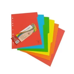 Bissolo Casa Raccoglitori Cartelline A L E Forate<Confezione 6 Separatori Assortiti: Separatori Assortiti