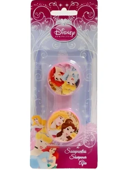 Bissolo Casa Cancelleria Temperamatite<CONFEZIONE 2 TEMPERINI PRINCIPESSA DISNEY 3.5X1.5CM: vendita online CONFEZIONE 2 TEMPERINI PRINCIPESSA DISNEY 3.5X1.5CM in offerta