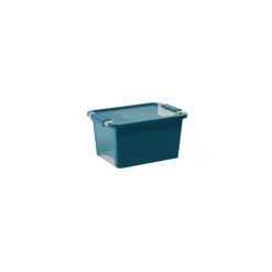 Bissolo Casa Cambio Stagione Contenitori<CONTENITORE BI BOX IN PLASTICA OTTANIO 36.5X26 H. 19CM 11LT: vendita online CONTENITORE BI BOX IN PLASTICA OTTANIO 36.5X26 H. 19CM 11LT in offerta