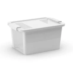 Bissolo Casa Cambio Stagione Contenitori<CONTENITORE BI BOX IN PLASTICA BIANCO 36.5X26 H. 19CM 11LT: vendita online CONTENITORE BI BOX IN PLASTICA BIANCO 36.5X26 H. 19CM 11LT in offerta