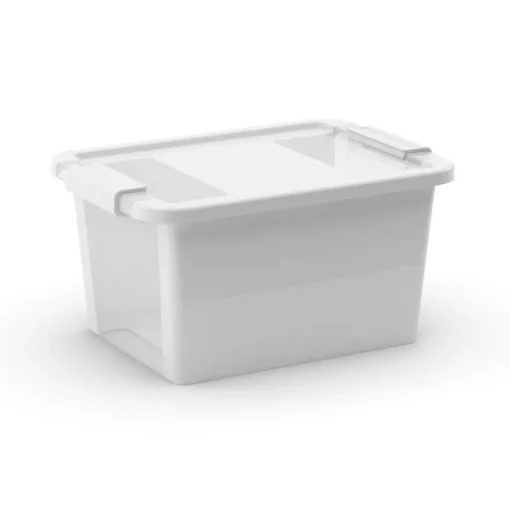 Bissolo Casa Cambio Stagione Contenitori<CONTENITORE BI BOX IN PLASTICA BIANCO 36.5X26 H. 19CM 11LT: vendita online CONTENITORE BI BOX IN PLASTICA BIANCO 36.5X26 H. 19CM 11LT in offerta
