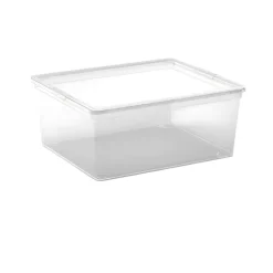 Bissolo Casa Cambio Stagione Contenitori<CONTENITORE C BOX IN PLASTICA TRASPARENTE 40X34 H. 17CM 18LT: vendita online CONTENITORE C BOX IN PLASTICA TRASPARENTE 40X34 H. 17CM 18LT in offerta