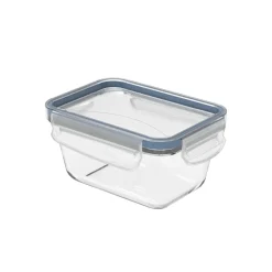 Bissolo Casa Conservazione Cibi Contenitori<CONTENITORE CON COPERCHIO CLICK AND LOCK IN VETRO 16X12 H. 7.8CM 0.5LT