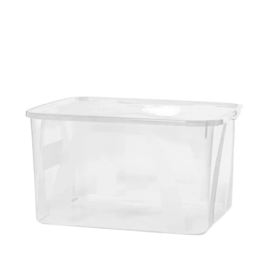 Bissolo Casa Cambio Stagione Contenitori<CONTENITORE LONA IN PLASTICA TRASPARENTE 42X35.1 H. 23CM 25LT: vendita online CONTENITORE LONA IN PLASTICA TRASPARENTE 42X35.1 H. 23CM 25LT in offerta