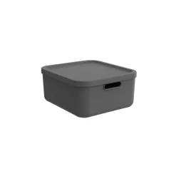 Bissolo Casa Cambio Stagione Contenitori<CONTENITORE MULTI BOX ALBULA LIGHT ANTRACITE 39.5X35.5 H. 17.7CM 20LT: vendita online CONTENITORE MULTI BOX ALBULA LIGHT ANTRACITE 39.5X35.5 H. 17.7CM 20LT in offerta