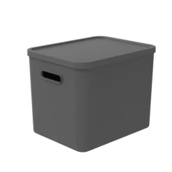 Bissolo Casa Cambio Stagione Contenitori<CONTENITORE MULTI BOX ALBULA LIGHT ANTRACITE 37X29 H. 29.5CM 27LT: vendita online CONTENITORE MULTI BOX ALBULA LIGHT ANTRACITE 37X29 H. 29.5CM 27LT in offerta