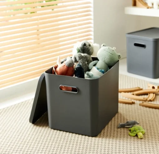 Bissolo Casa Cambio Stagione Contenitori<CONTENITORE MULTI BOX ALBULA LIGHT ANTRACITE 37X29 H. 29.5CM 27LT: vendita online CONTENITORE MULTI BOX ALBULA LIGHT ANTRACITE 37X29 H. 29.5CM 27LT in offerta