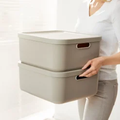 Bissolo Casa Cambio Stagione Contenitori<CONTENITORE MULTI BOX ALBULA LIGHT VISCHIO BIANCO 39.5X35.5 H. 17.7CM 20LT: vendita online CONTENITORE MULTI BOX ALBULA LIGHT VISCHIO BIANCO 39.5X35.5 H. 17.7CM 20LT in offerta