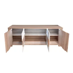 Bissolo Casa Credenze E Vetrine<CONTROMOBILE MOD.PALAZZO 4 ANTE ROVERE WELLINGTON/B.CO LUCIDO: vendita online CONTROMOBILE MOD.PALAZZO 4 ANTE ROVERE WELLINGTON/B.CO LUCIDO in offerta