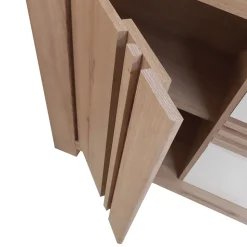 Bissolo Casa Credenze E Vetrine<CONTROMOBILE MOD.PALAZZO 4 ANTE ROVERE WELLINGTON/B.CO LUCIDO: vendita online CONTROMOBILE MOD.PALAZZO 4 ANTE ROVERE WELLINGTON/B.CO LUCIDO in offerta