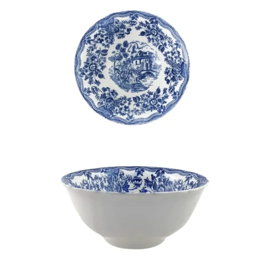 Bissolo Casa Tazze, Tazzine, Coppette Coppette<COPPA IN PORCELLANA FANTASIA INGLESE BLU