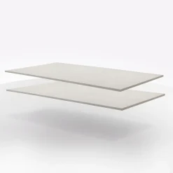 Bissolo Casa Accessori Armadi<COPPIA 2 RIPIANI MODELLO SYSTEMA CM 122,8 EFFETTO TESSUTO LIBERTY