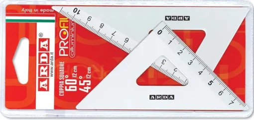Bissolo Casa Disegno Tecnico Squadre E Righelli<Coppia di Squadre in Alluminio in vendita online