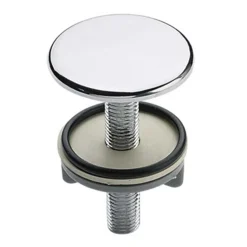 Bissolo Casa Accessori Rubinetteria<COPRIFORO BOMBATO PER LAVABO IN OTTONE CROMATO