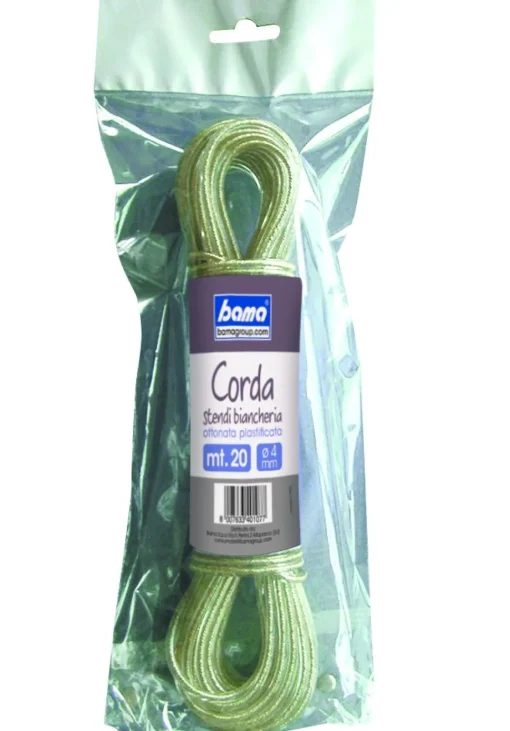 Bissolo Casa Stendibiancheria<CORDA STENDIBIANCHERIA 20MX4MM: vendita online CORDA STENDIBIANCHERIA 20MX4MM in offerta