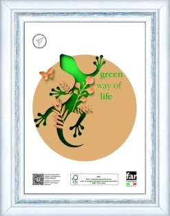 Bissolo Casa Porta Foto E Cornici Cornici<CORNICE DURAN IN LEGNO E CRILEX BLU 30X40CM: vendita online CORNICE DURAN IN LEGNO E CRILEX BLU 30X40CM in offerta
