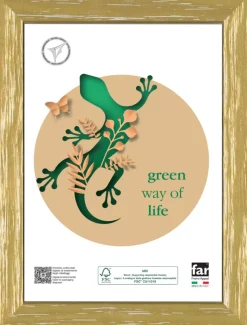 Bissolo Casa Porta Foto E Cornici Cornici<CORNICE NEWMAN O/A IN LEGNO E CRILEX ORO 35X50CM : vendita online CORNICE NEWMAN O/A IN LEGNO E CRILEX ORO 35X50CM in offerta