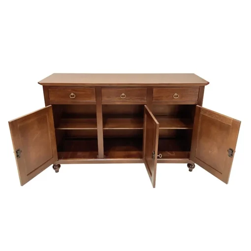 Bissolo Casa Credenze E Vetrine In Arte Povera<CREDENZA 3 ANTE IN LEGNO TINTA NOCE : vendita online CREDENZA 3 ANTE IN LEGNO TINTA NOCE in offerta