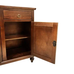 Bissolo Casa Credenze E Vetrine In Arte Povera<CREDENZA 3 ANTE IN LEGNO TINTA NOCE : vendita online CREDENZA 3 ANTE IN LEGNO TINTA NOCE in offerta