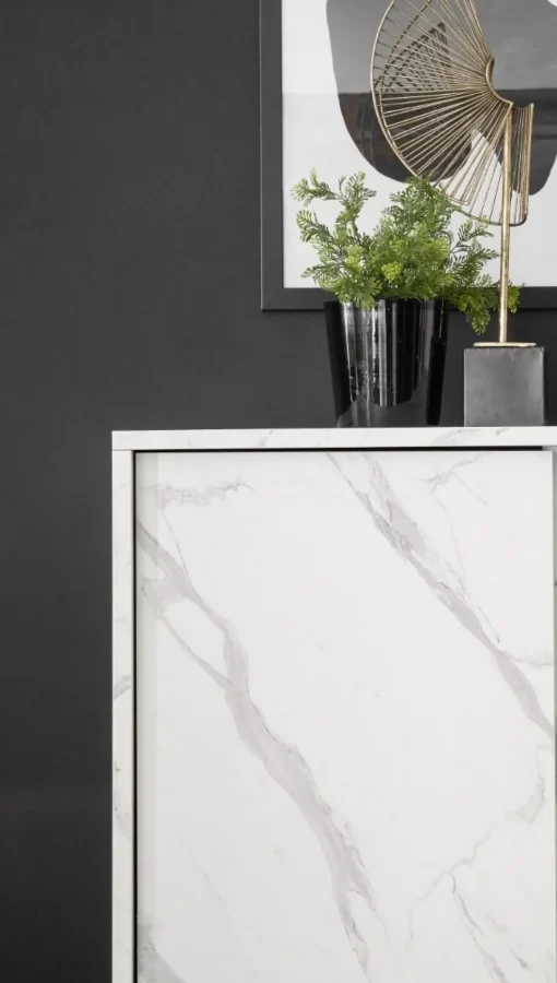 Bissolo Casa Credenze E Vetrine<CREDENZA CARRARA EFFETTO MARMO NERO: vendita online CREDENZA CARRARA EFFETTO MARMO NERO in offerta