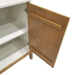 Bissolo Casa Credenze E Vetrine<CREDENZA CM 150X45 H. 85 BIANCO E TABACCO: vendita online CREDENZA CM 150X45 H. 85 BIANCO E TABACCO in offerta