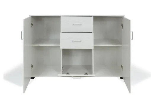 Bissolo Casa Mobili Da Ingresso|Credenze E Vetrine<CREDENZA CM 120X40 H. 82,5 ROVERE SBIANCATO: vendita online CREDENZA CM 120X40 H. 82,5 ROVERE SBIANCATO in offerta