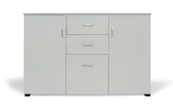 Bissolo Casa Mobili Da Ingresso|Credenze E Vetrine<CREDENZA CM 120X40 H. 82,5 ROVERE SBIANCATO: vendita online CREDENZA CM 120X40 H. 82,5 ROVERE SBIANCATO in offerta