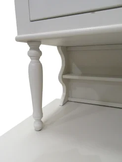 Bissolo Casa Credenze E Vetrine In Arte Povera<Credenza con cristalliera in legno bianco