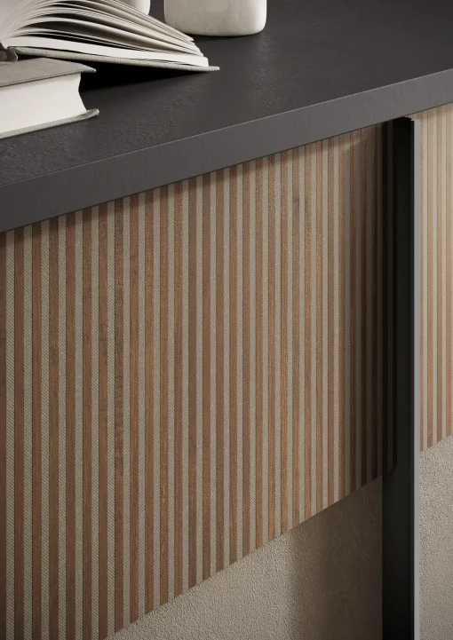 Bissolo Casa Credenze E Vetrine<CREDENZA EVEREST LAVA/ARGILLA E MERCURE in vendita online