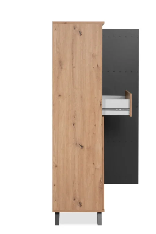 Bissolo Casa Credenze E Vetrine<CREDENZA IN LAMINATO: CREDENZA MOD. MEDAN ARTISAN OAK E ANTRACITE