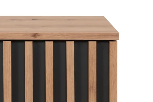 Bissolo Casa Credenze E Vetrine<CREDENZA IN LAMINATO: CREDENZA MOD. MEDAN ARTISAN OAK E ANTRACITE