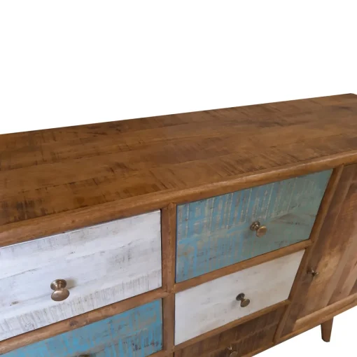 Bissolo Casa Mobile Etnico<CREDENZA IN MANGO 2 ANTE E 6 CASSETTI: vendita online CREDENZA IN MANGO 2 ANTE E 6 CASSETTI in offerta