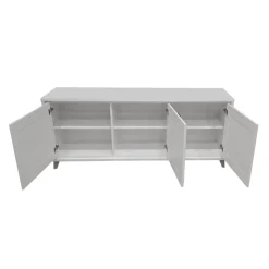Bissolo Casa Credenze E Vetrine<CREDENZA MOD. FOSTER CM 189X45 H.79 BIANCO FRASSINATO in vendita online