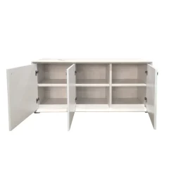 Bissolo Casa Credenze E Vetrine<CREDENZA MOD. GIORNO PER GIORNO CM 155.6X45 H. 71.6 NUVOLA FRASSINO E TELE LISCIO in vendita online